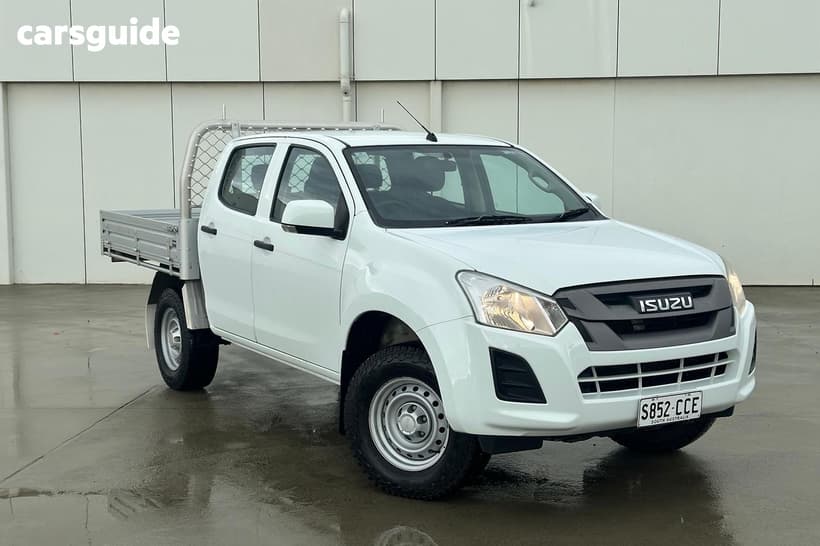 White 2019 Isuzu D-MAX Crew Cab Chassis Sx (4X4)