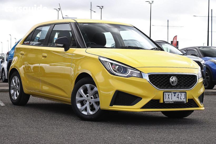 Yellow 2022 MG MG3 Hatchback Core