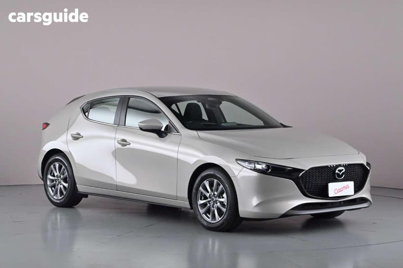 Beige 2023 Mazda 3 Hatchback G20 Pure