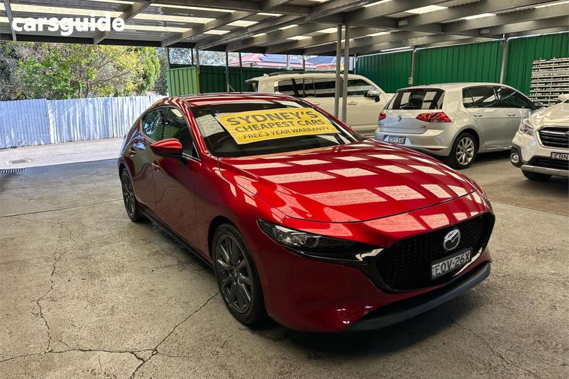Red 2021 Mazda 3 Hatchback G25 Gt