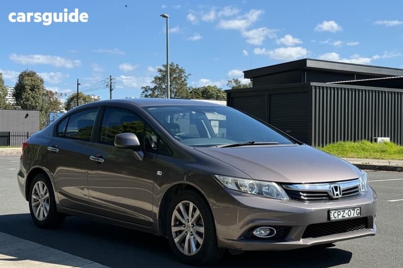 Brown 2013 Honda Civic Sedan Vti-Ln