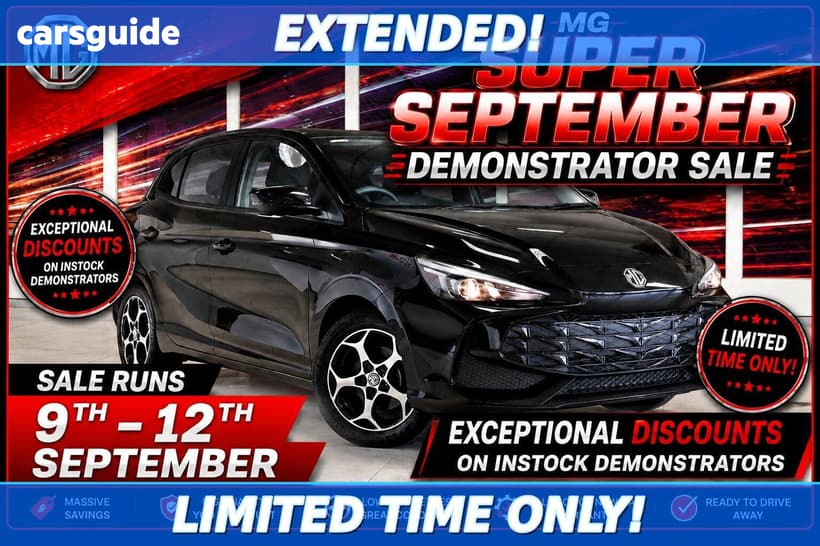 Black 2025 MG MG3 Hatchback Essence