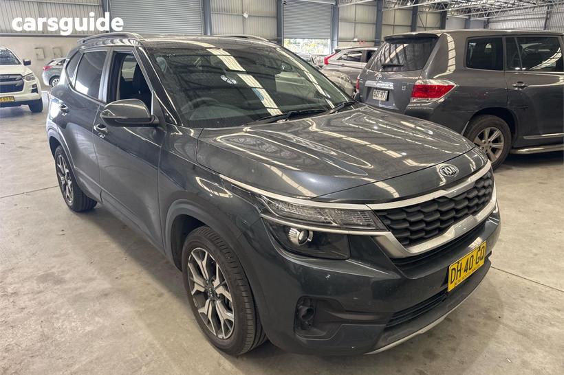 Grey 2020 Kia Seltos Wagon Sport+ (Fwd)