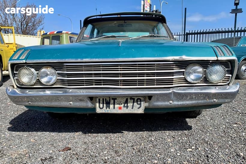 Blue 1969 Chrysler Valiant Sedan VIP