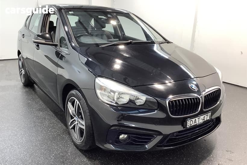 Black 2015 BMW 218D Wagon Active Tourer Luxury Line