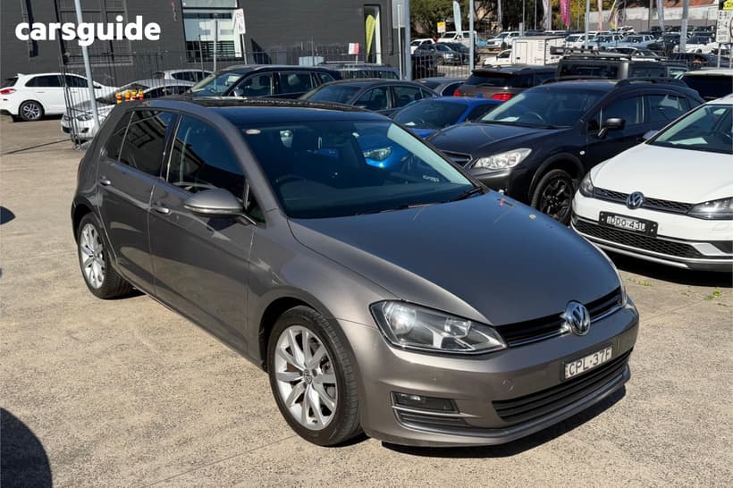 Grey 2013 Volkswagen Golf Hatchback 110 Tdi Highline