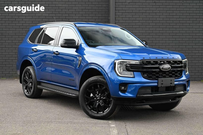 Blue 2024 Ford Everest Wagon Sport (Rwd)