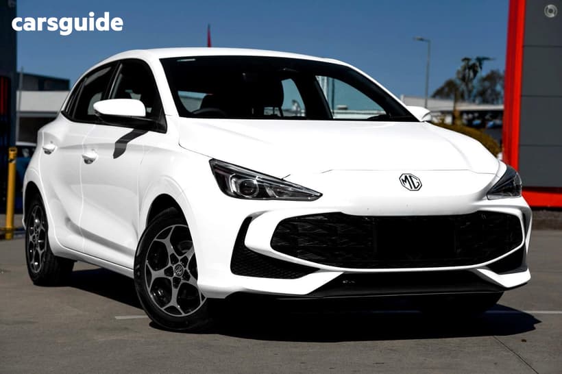 White 2026 MG MG3 Hatchback Excite Hybrid+