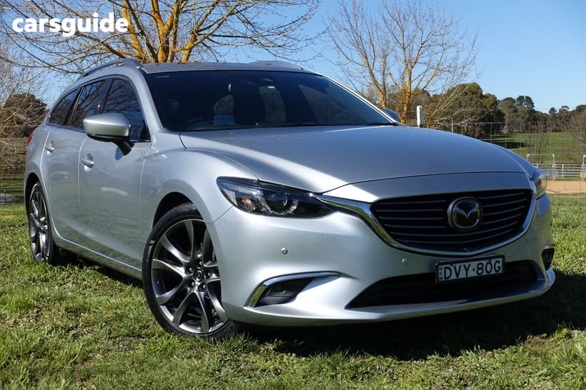 Silver 2016 Mazda 6 Wagon Atenza