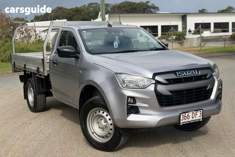 Silver 2021 Isuzu D-MAX Cab Chassis Sx (4X2) High-Ride