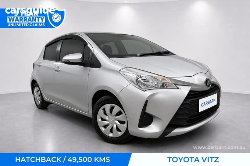 Silver 2018 Toyota Vitz Hatch F