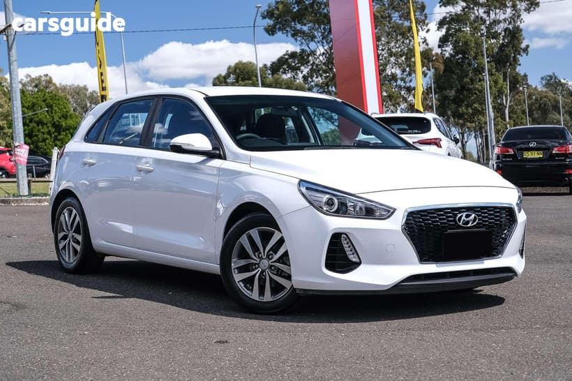 White 2017 Hyundai I30 Hatchback Active