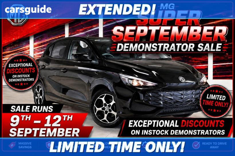 Black 2025 MG MG3 Hatchback Essence