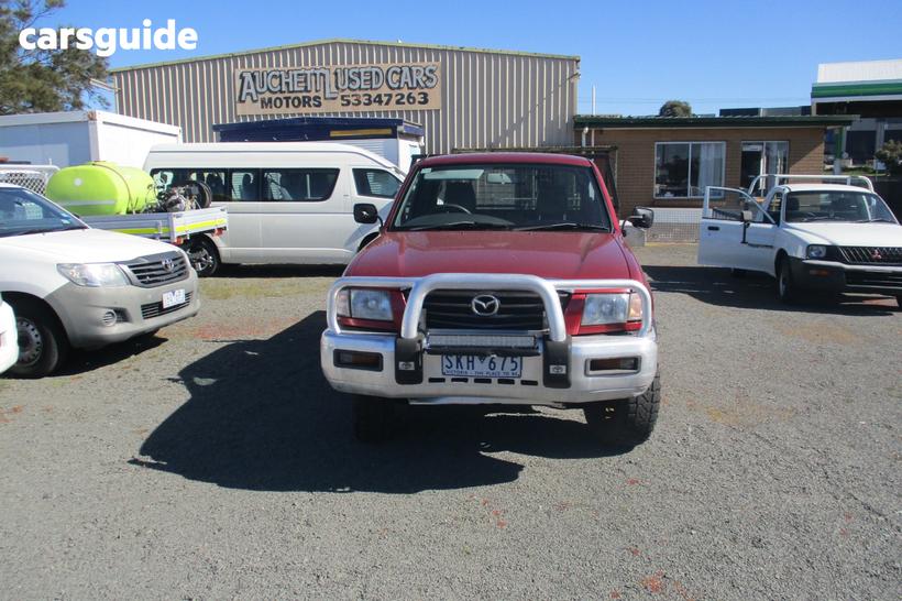 Burgundy 2003 Mazda B2500 Freestyle Pickup Bravo Dx (4X4)