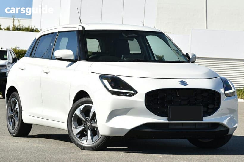 White 2026 Suzuki Swift Hatchback Hybrid Glx
