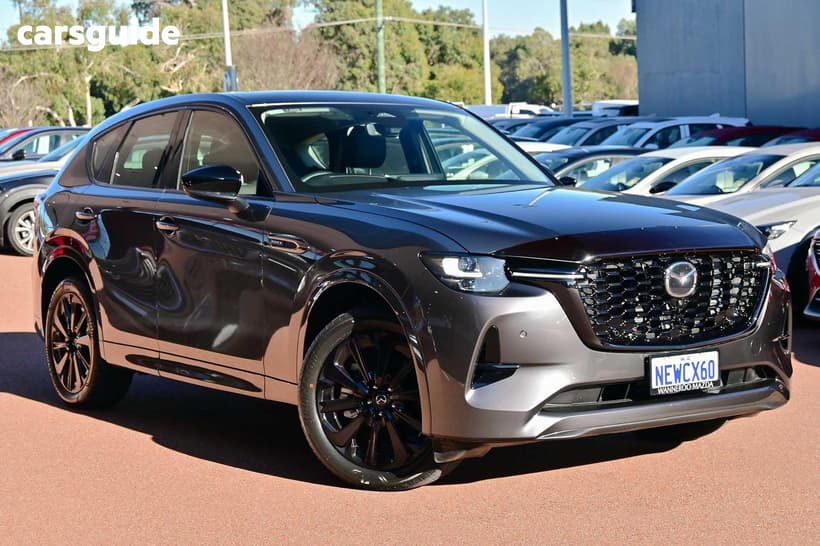 Grey 2025 Mazda CX-60 Wagon P50E Gt Phev