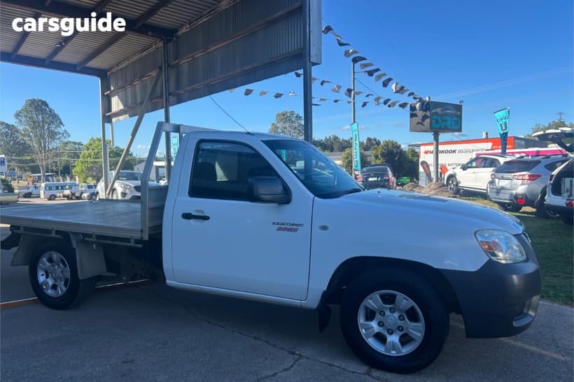 White 2011 Mazda BT-50 Cab Chassis Boss B2500 Dx
