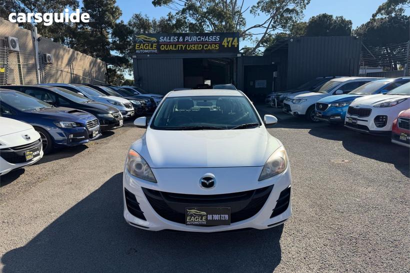 White 2010 Mazda 3 Sedan Neo