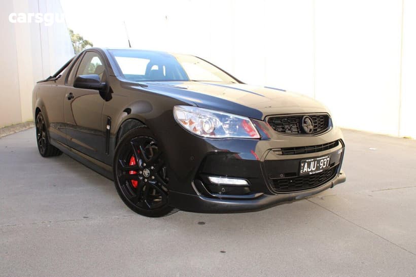Black 2017 Holden UTE Utility Ss-V Redline