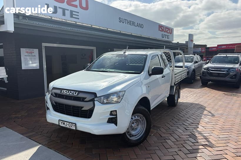 White 2022 Isuzu D-MAX Space Cab Chassis Sx (4X4)