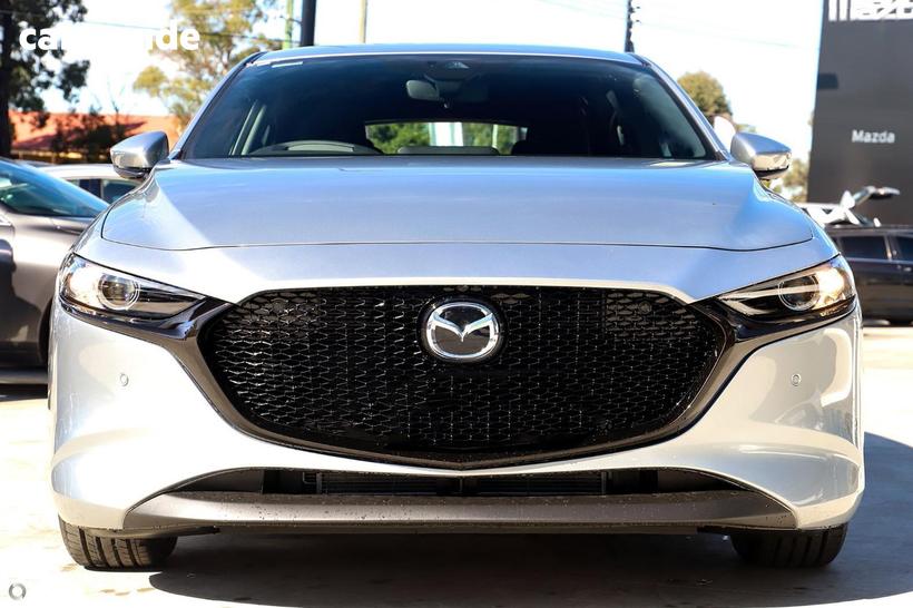 Silver 2021 Mazda 3 Hatchback G20 Pure