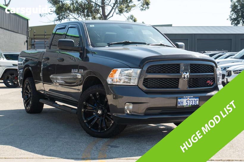 Grey 2019 RAM 1500 Coach Express (4X4) W/Ramboxes