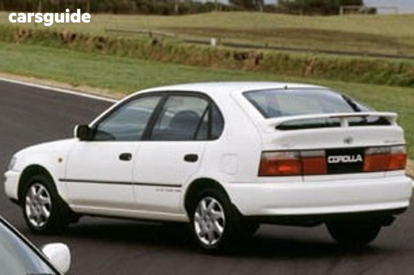 Silver 1996 Toyota Corolla Liftback Conquest Seca