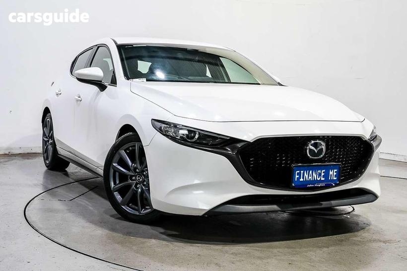 White 2019 Mazda 3 Hatchback G20 Touring