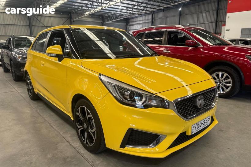 Yellow 2021 MG MG3 Hatchback Excite (With Navigation)