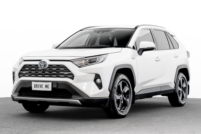 White 2021 Toyota RAV4 Wagon Cruiser (Awd) Hybrid