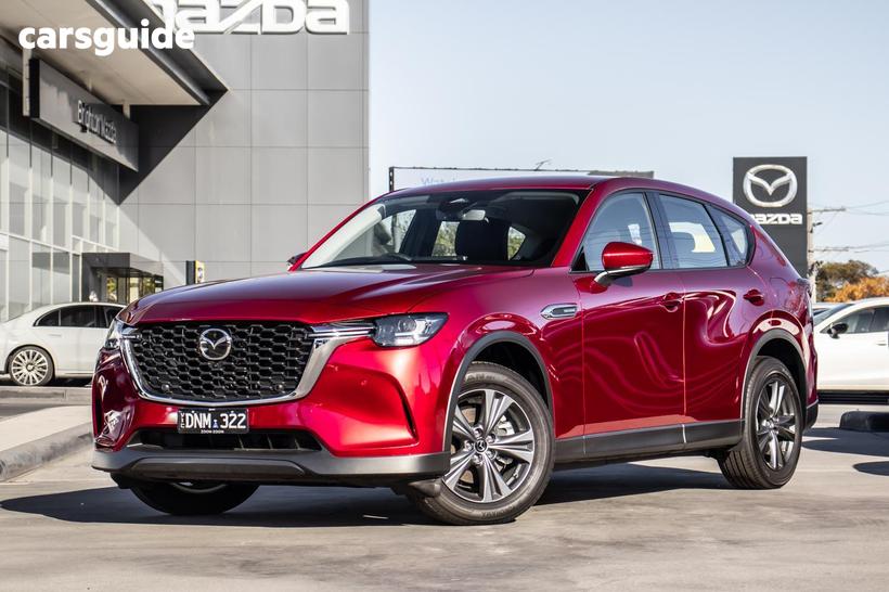 Red 2025 Mazda CX-60 Wagon D50E Pure Hybrid
