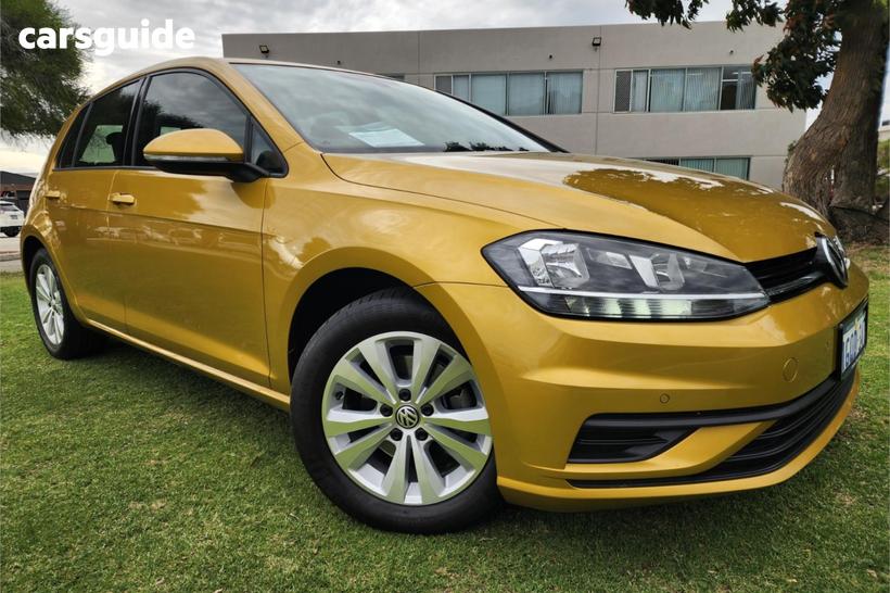 Yellow 2018 Volkswagen Golf Hatchback 110 Tsi Trendline