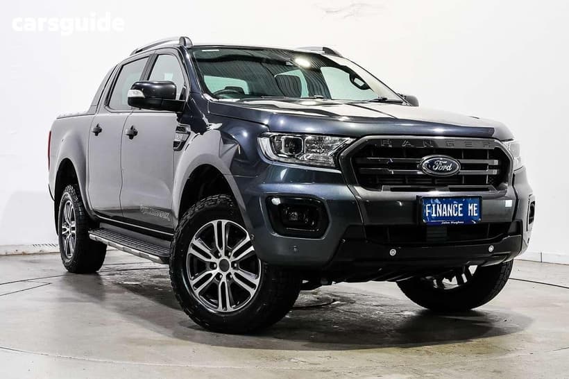 Grey 2022 Ford Ranger Double Cab Pick Up Wildtrak 3.2 (4X4)