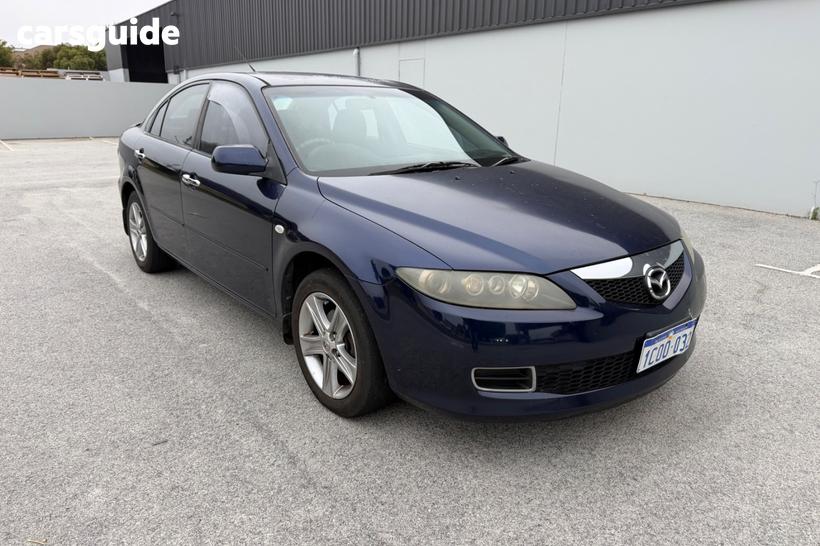 Blue 2007 Mazda 6 Hatchback Sports