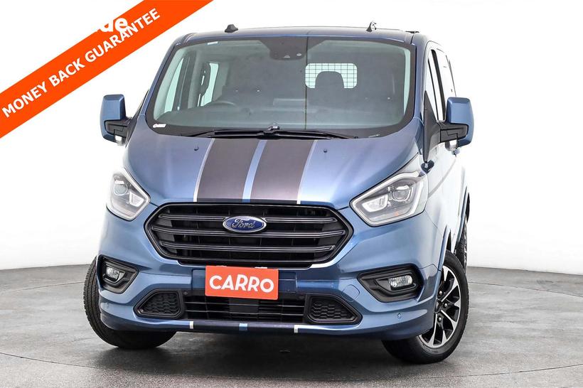 Blue 2022 Ford Transit Custom Van 320L Sport Dciv (Lwb)