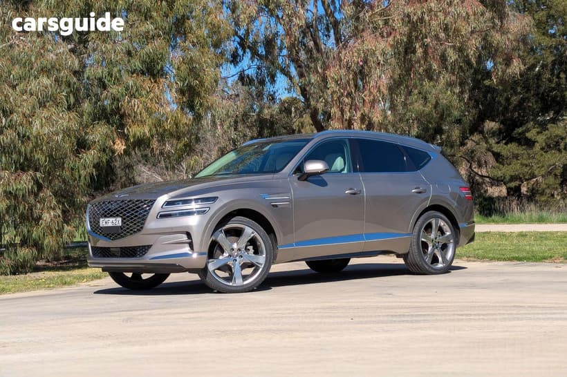 Silver 2021 Genesis GV80 Wagon 3.0D Awd