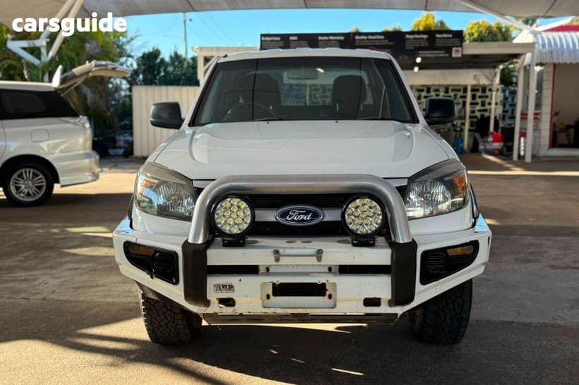 White 2010 Ford Ranger Ute Tray XL (4X2) PK