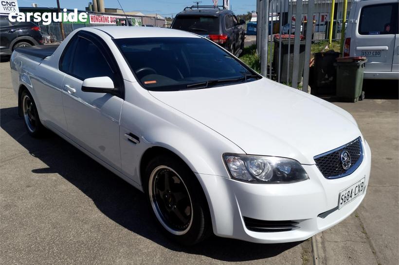 White 2011 Holden Commodore Utility Omega