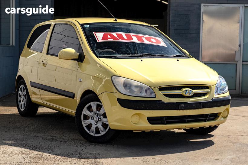 Yellow 2008 Hyundai Getz Hatchback S