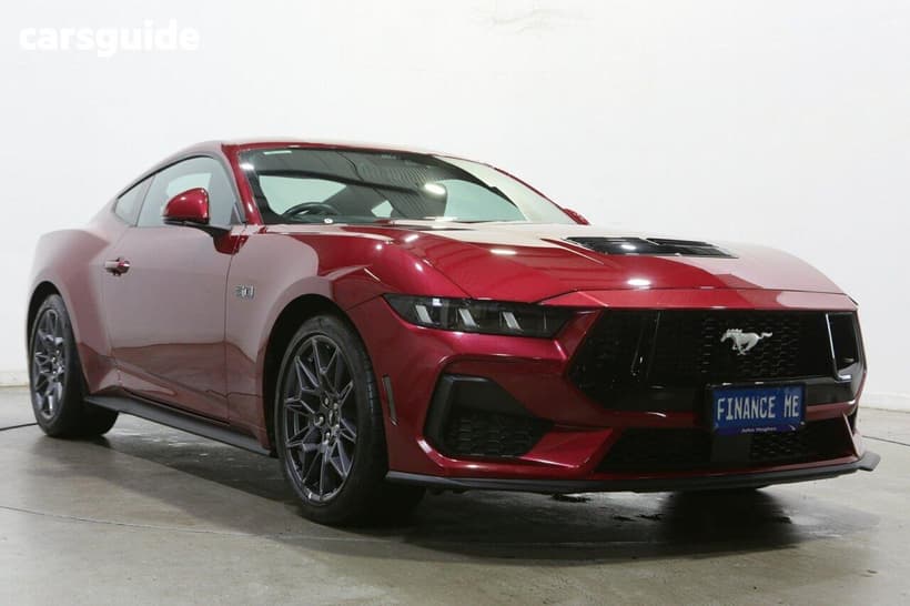 Red 2025 Ford Mustang Fastback Gt 5.0 V8