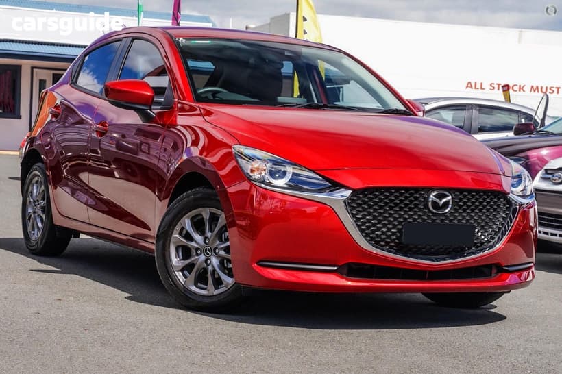 Red 2021 Mazda 2 Hatchback G15 Pure