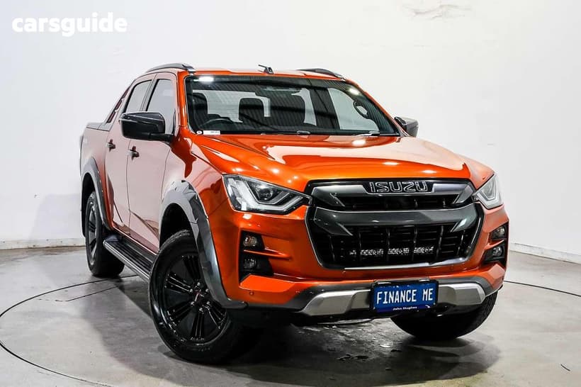 Orange 2022 Isuzu D-MAX Crew Cab Utility X-Terrain (4X4)
