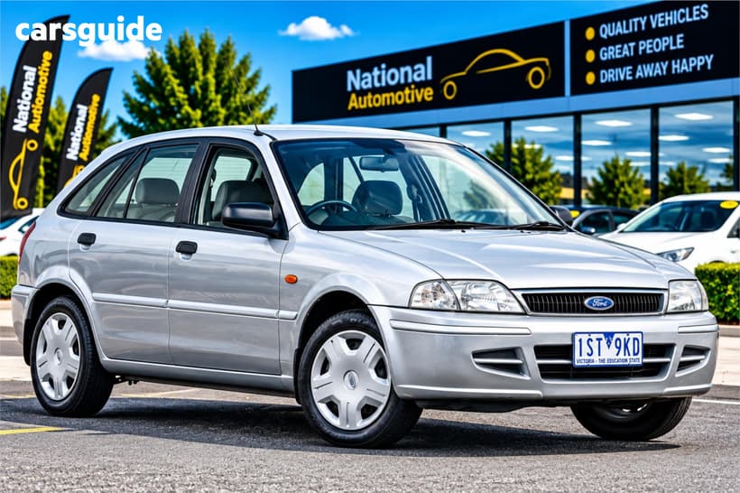Silver 2001 Ford Laser Hatchback Lxi