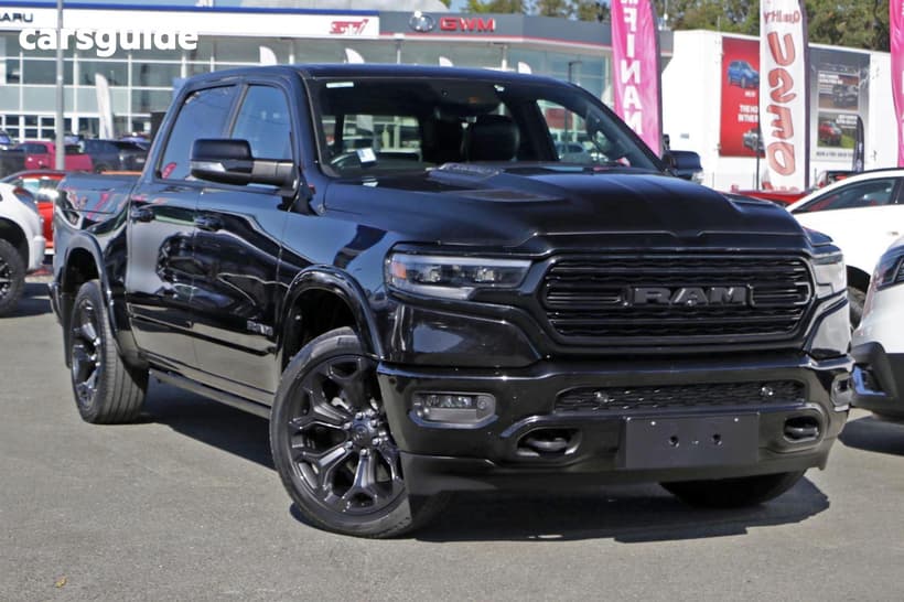 Black 2022 RAM 1500 Crew Cab Utility Limited Rambox (Hybrid)