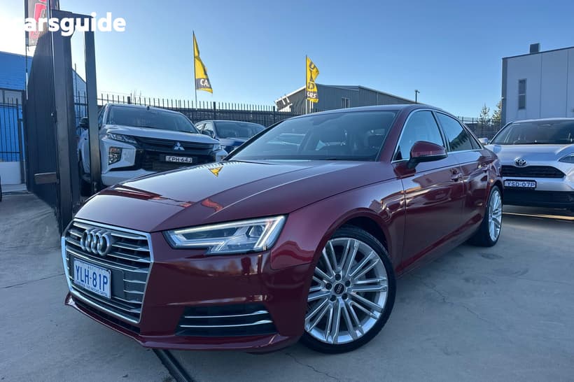Red 2016 Audi A4 Sedan 2.0 Tdi Quattro S Tronic Sport