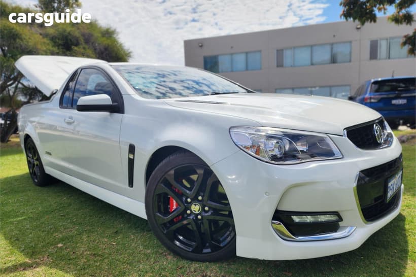 White 2016 Holden UTE Utility Ss-V Redline