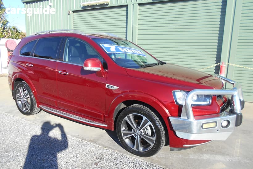Burgundy 2018 Holden Captiva Wagon 7 Ltz (Awd)