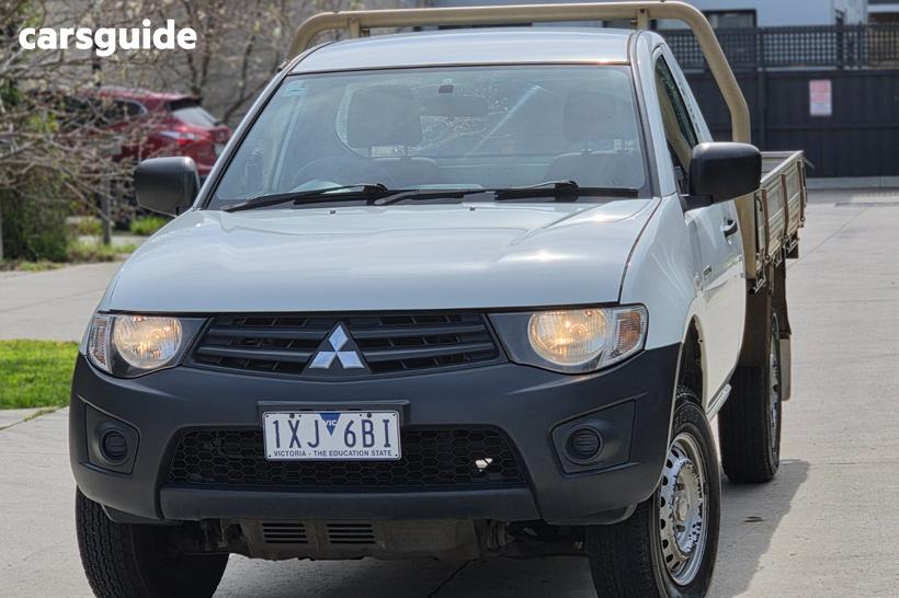 White 2013 Mitsubishi Triton Cab Chassis Gl