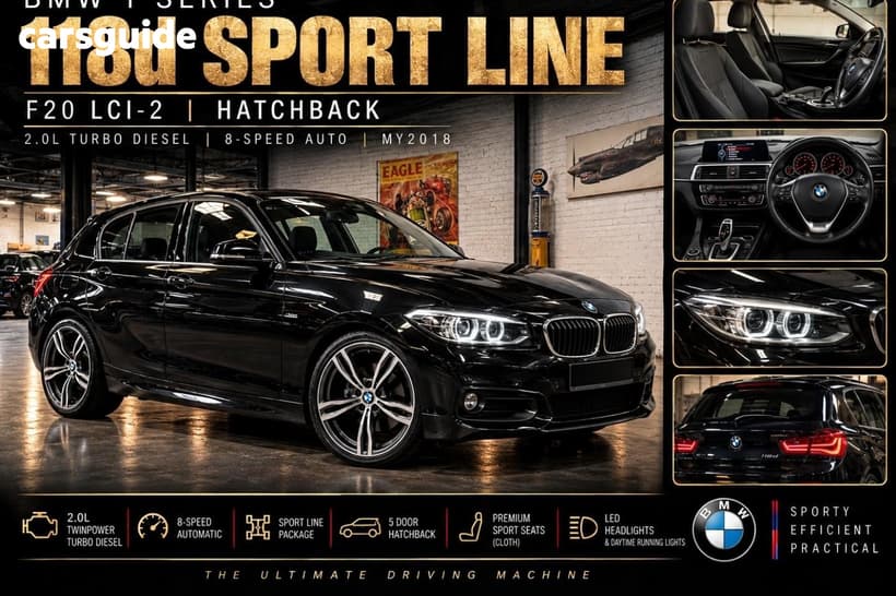 2018 BMW 1 Hatch 118D SPORT LINE R