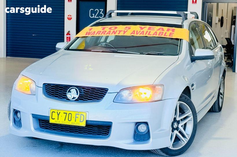 Silver 2011 Holden Commodore Sportswagon Sv6